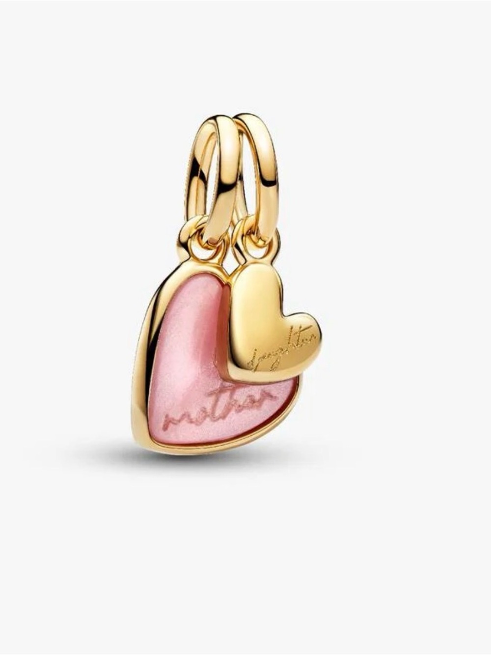 Pandora Pink Mother & Daughter Splittable Dangle Charm